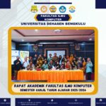 FILKOM UNIVED Bengkulu Gelar Rapat Akademik TA. 2025/2026, Bahas Evaluasi, Rencana Kegiatan, dan Inovasi Aplikasi SIMTA